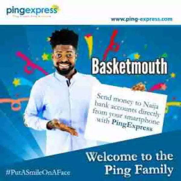 Comedian Basketmouth Becomes Ping Express Brand Ambassador (Photo)